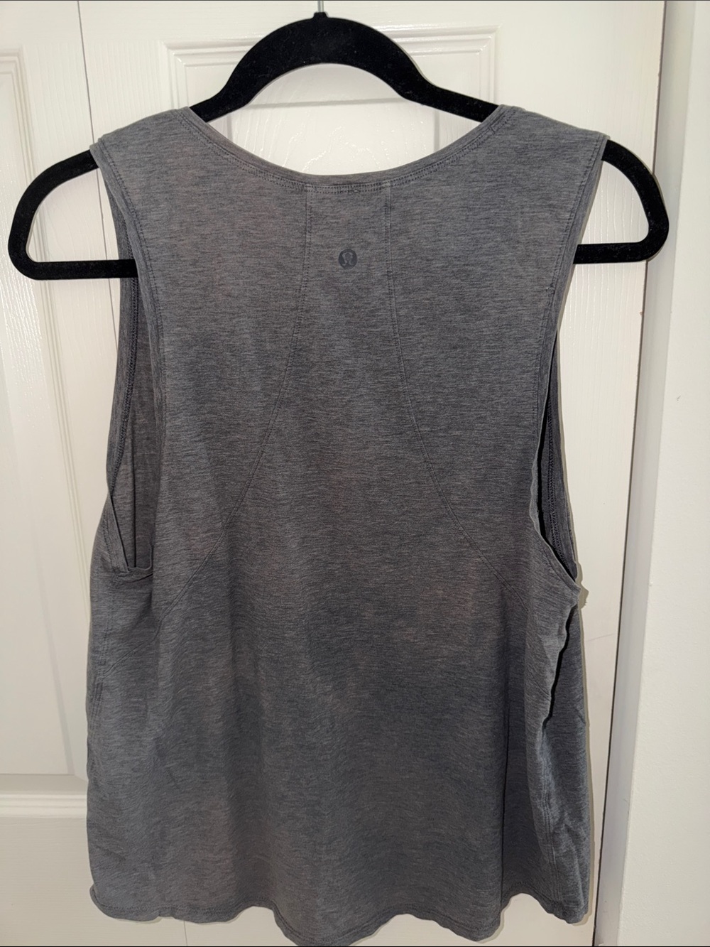 lululemon athletica Gray Racerback Muscle Tank